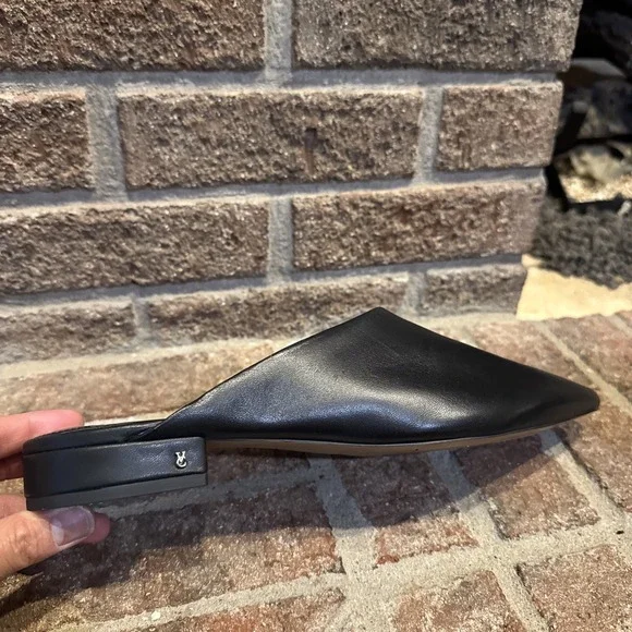 Vince Camuto Women's Arlette Slip-On Mules Black Leather Size 11M #232 - Picture 6 of 16